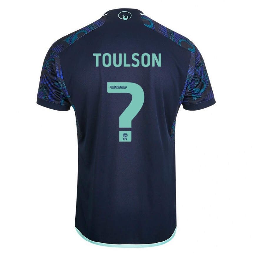 メンズフットボールダニエル・トゥールソン#0青アウェイシャツ2023/24ジャージーユニフォーム