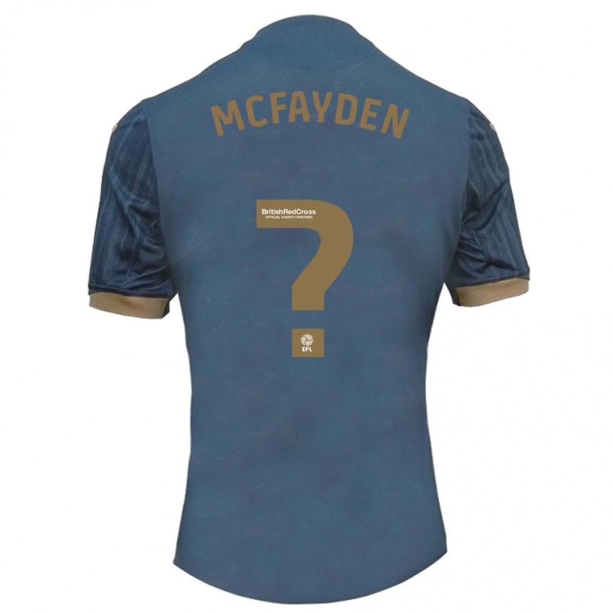 メンズフットボールリンカーン・マクフェイデン#0ダークティールアウェイシャツ2023/24ジャージーユニフォーム