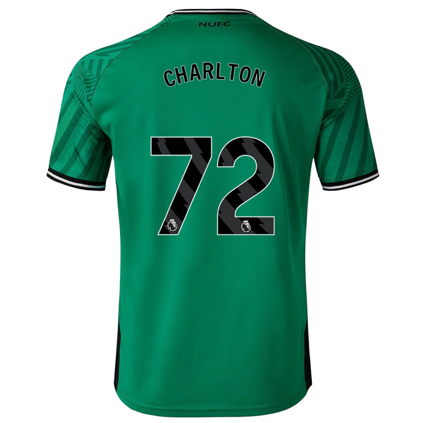 メンズフットボールディラン・ハリー・チャールトン#72緑アウェイシャツ2023/24ジャージーユニフォーム