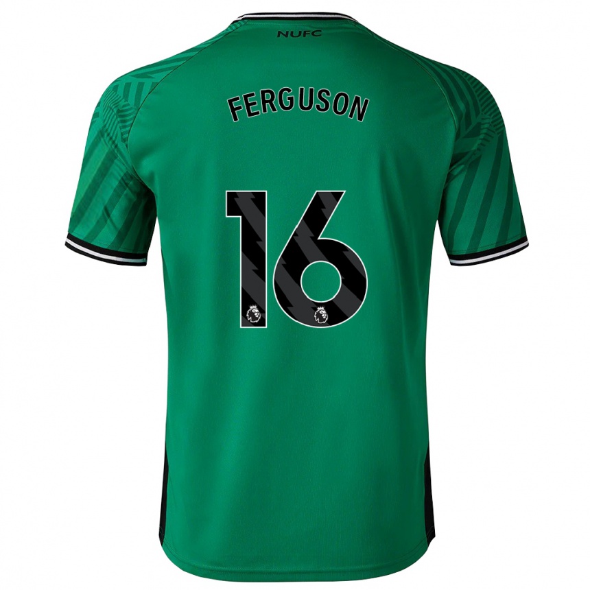 メンズフットボールレベッカ・ファーガソン#16緑アウェイシャツ2023/24ジャージーユニフォーム