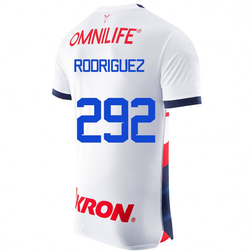 メンズフットボールエミリアーノ・ロドリゲス#292白アウェイシャツ2023/24ジャージーユニフォーム
