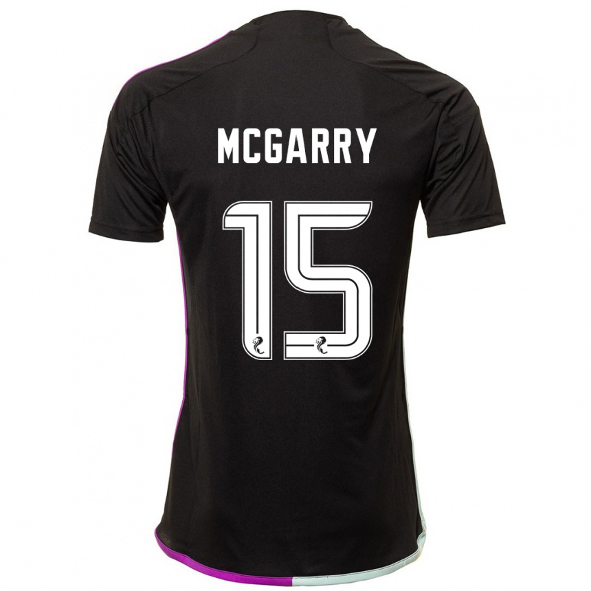 メンズフットボールジェームズ・マガリー#15黒アウェイシャツ2023/24ジャージーユニフォーム