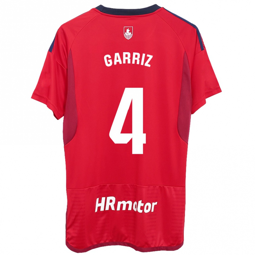 レディースフットボールイバイダー・ガリス#4赤ホームシャツ2023/24ジャージーユニフォーム
