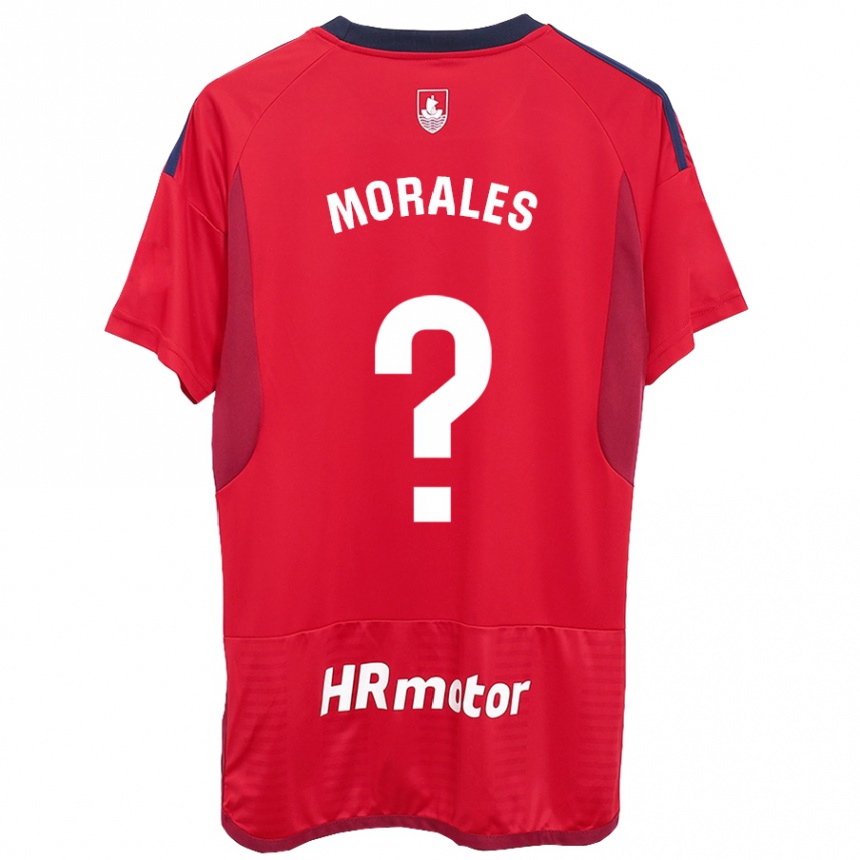 レディースフットボールアナイ・モラレス#0赤ホームシャツ2023/24ジャージーユニフォーム