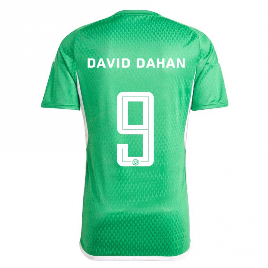 レディースフットボールオーマー・デイビット・ダアン#9白青ホームシャツ2023/24ジャージーユニフォーム