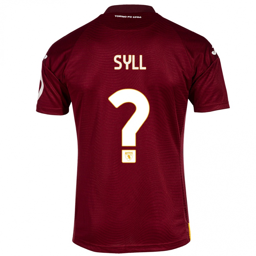 レディースフットボールオマール・シル#0暗赤色ホームシャツ2023/24ジャージーユニフォーム