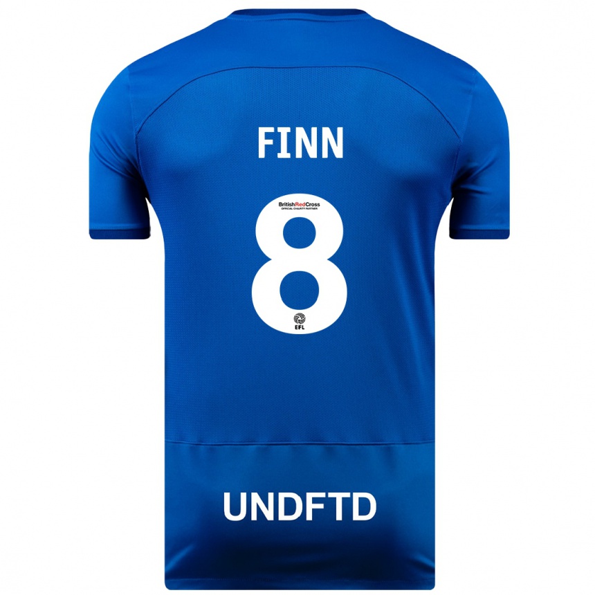 レディースフットボールジェイミー・フィン#8青ホームシャツ2023/24ジャージーユニフォーム
