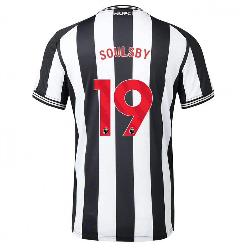 レディースフットボールアンナ・スルスビー#19黒、白ホームシャツ2023/24ジャージーユニフォーム