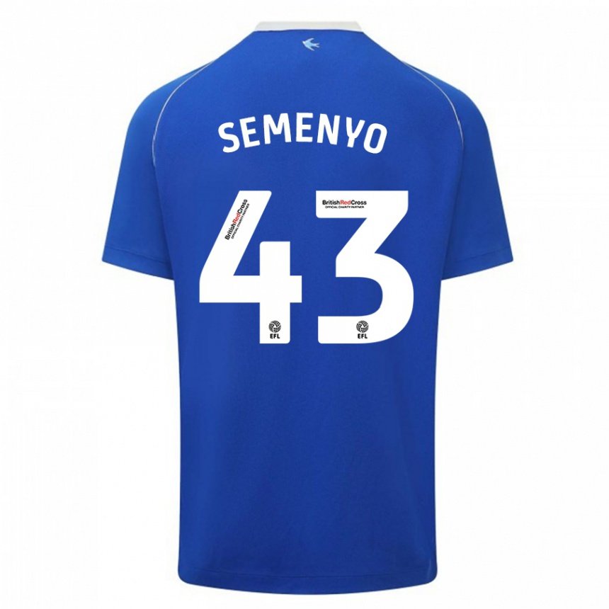 レディースフットボールそれが何であれ#43青ホームシャツ2023/24ジャージーユニフォーム