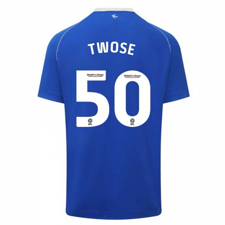 レディースフットボールコーディー・トウォーズ #50青ホームシャツ2023/24ジャージーユニフォーム