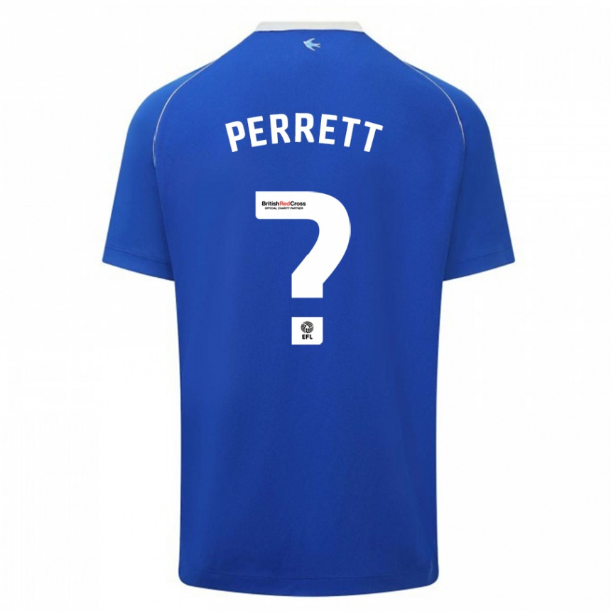 レディースフットボールトロイ・ペレット#0青ホームシャツ2023/24ジャージーユニフォーム