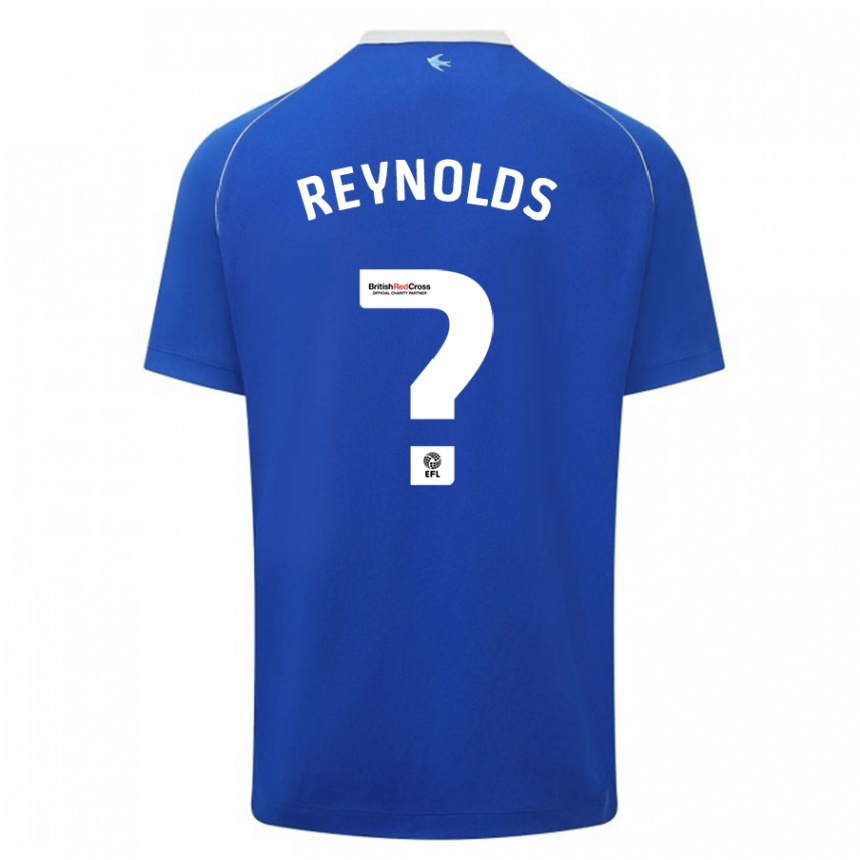 レディースフットボールオリバー・レイノルズ#0青ホームシャツ2023/24ジャージーユニフォーム