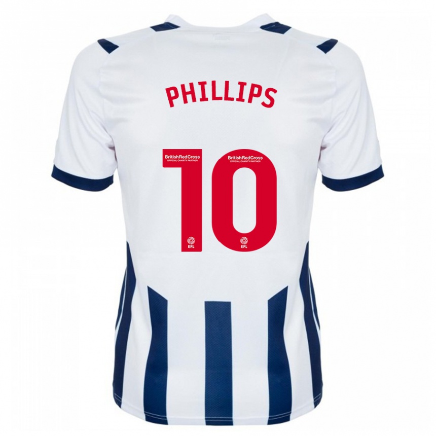 レディースフットボールマット・フィリップス#10白ホームシャツ2023/24ジャージーユニフォーム