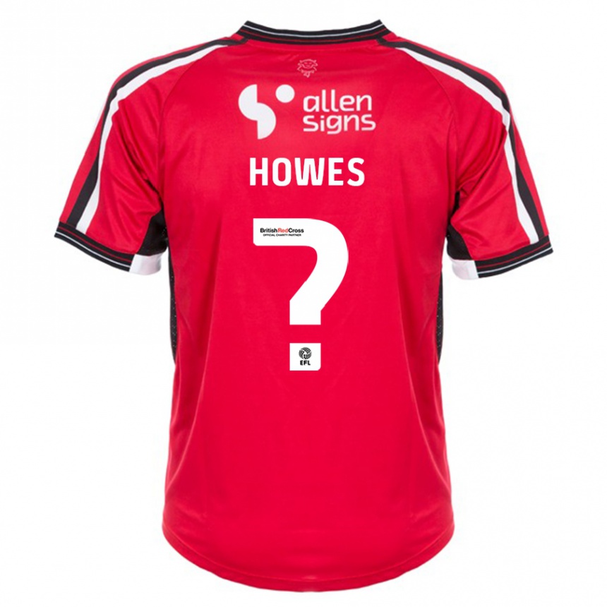 レディースフットボールレイチェル・ハウズ#0赤ホームシャツ2023/24ジャージーユニフォーム