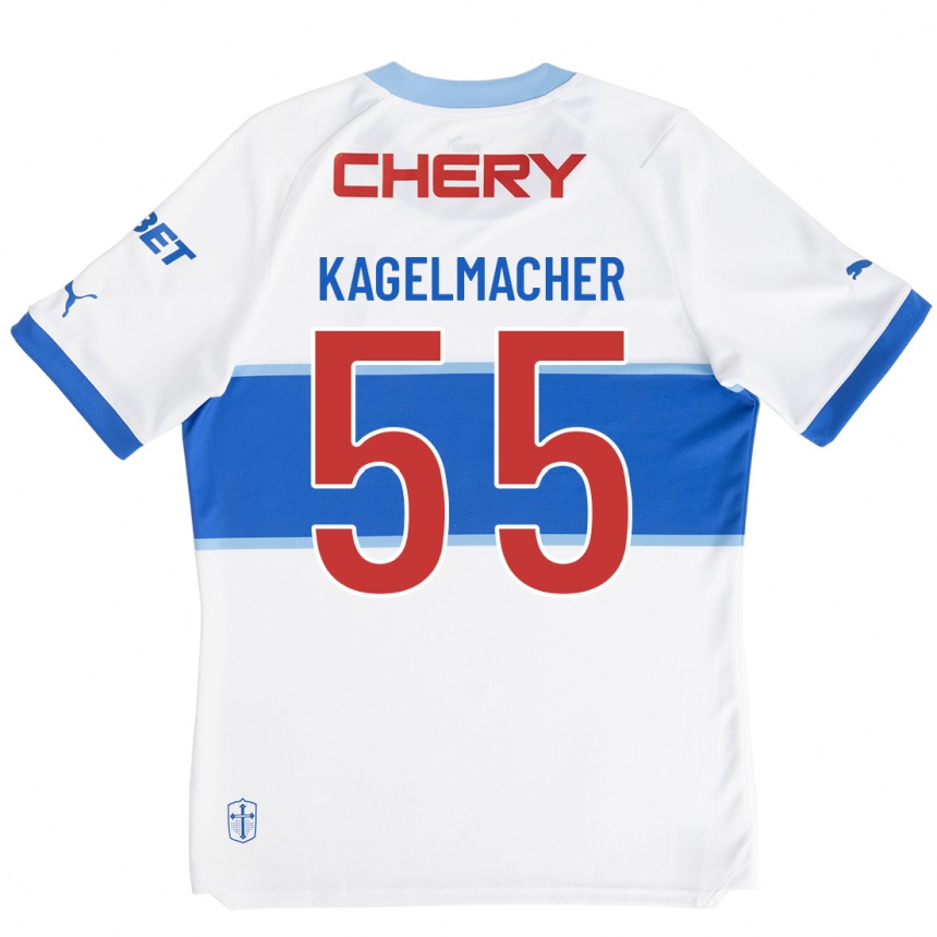 レディースフットボールガリー・カヘルマチェル#55白ホームシャツ2023/24ジャージーユニフォーム