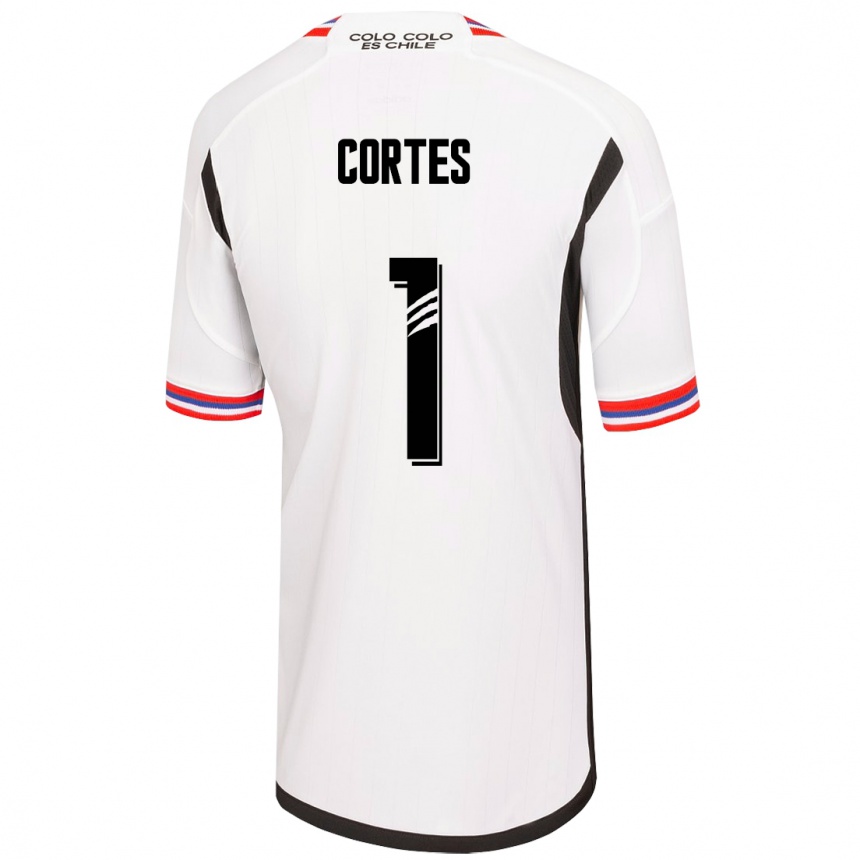 レディースフットボールブライアン・コルテス#1白ホームシャツ2023/24ジャージーユニフォーム