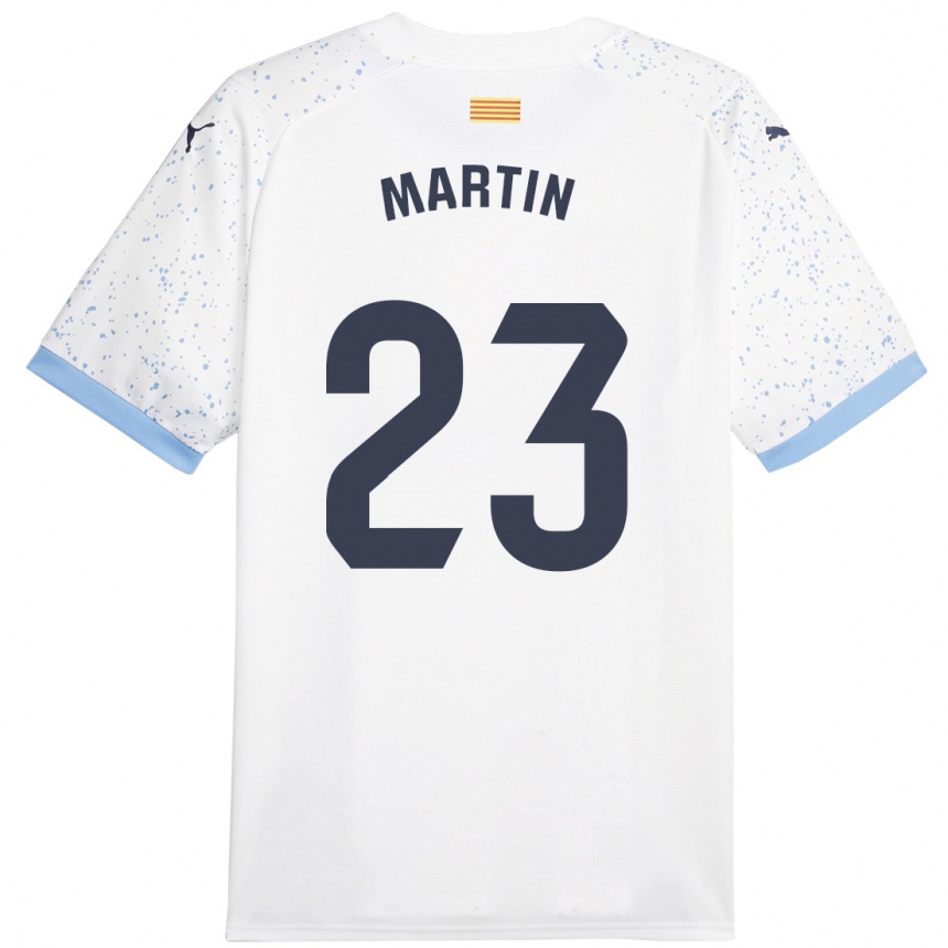 レディースフットボールイバン・マルティン#23白アウェイシャツ2023/24ジャージーユニフォーム