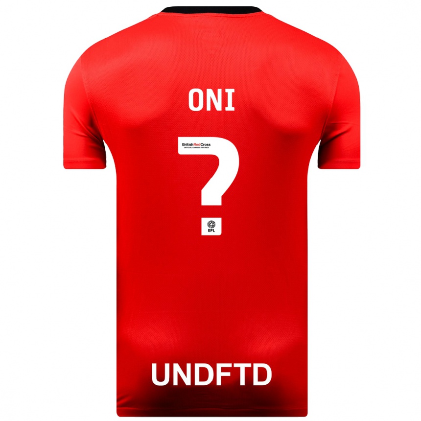 レディースフットボールイフェオルワ・オニ#0赤アウェイシャツ2023/24ジャージーユニフォーム