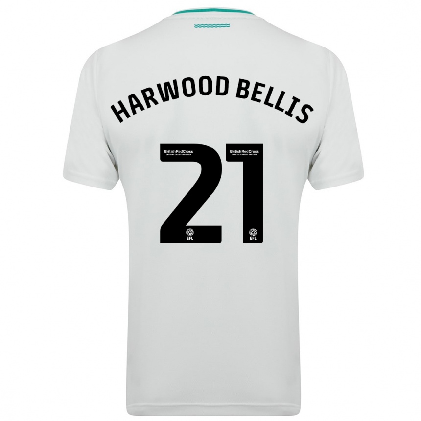 レディースフットボールテイラー・ハーウッド＝ベリス#21白アウェイシャツ2023/24ジャージーユニフォーム