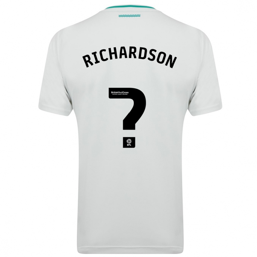 レディースフットボールケイル・リチャードソン#0白アウェイシャツ2023/24ジャージーユニフォーム