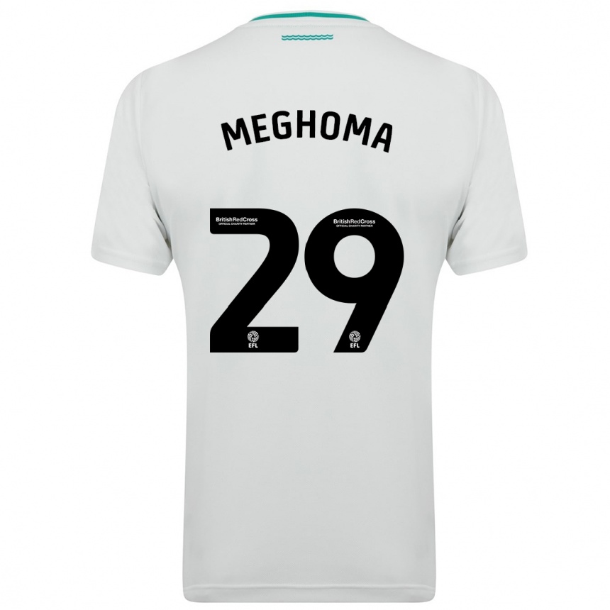 レディースフットボールジョイデン・メグマ#29白アウェイシャツ2023/24ジャージーユニフォーム