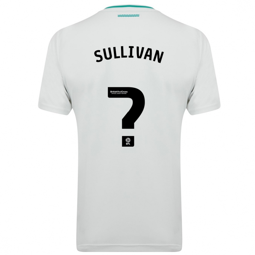 レディースフットボールキャメロン・サリバン#0白アウェイシャツ2023/24ジャージーユニフォーム