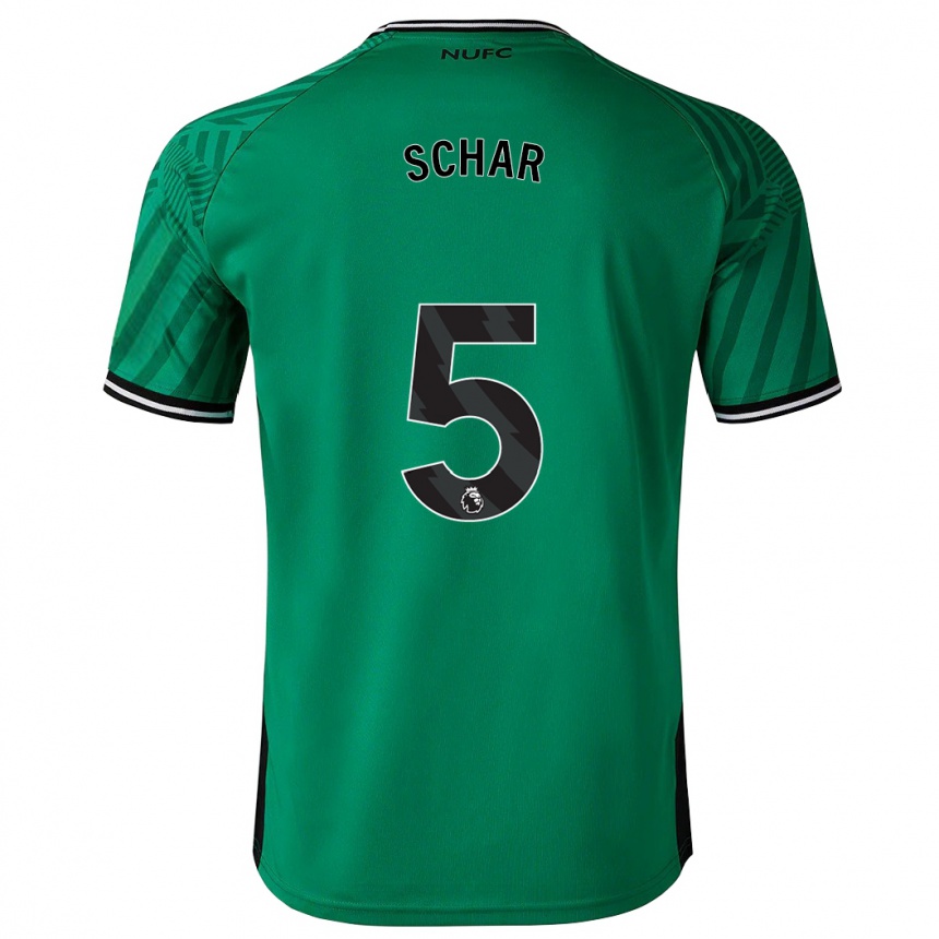レディースフットボールファビアン・シェア#5緑アウェイシャツ2023/24ジャージーユニフォーム