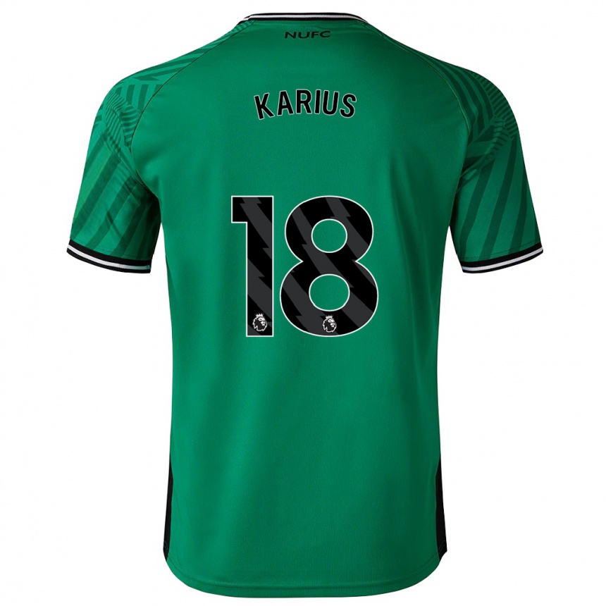 レディースフットボールロリス・カリウス#18緑アウェイシャツ2023/24ジャージーユニフォーム