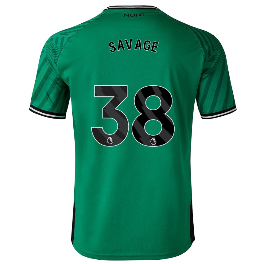 レディースフットボールレミ・サヴェージ #38緑アウェイシャツ2023/24ジャージーユニフォーム