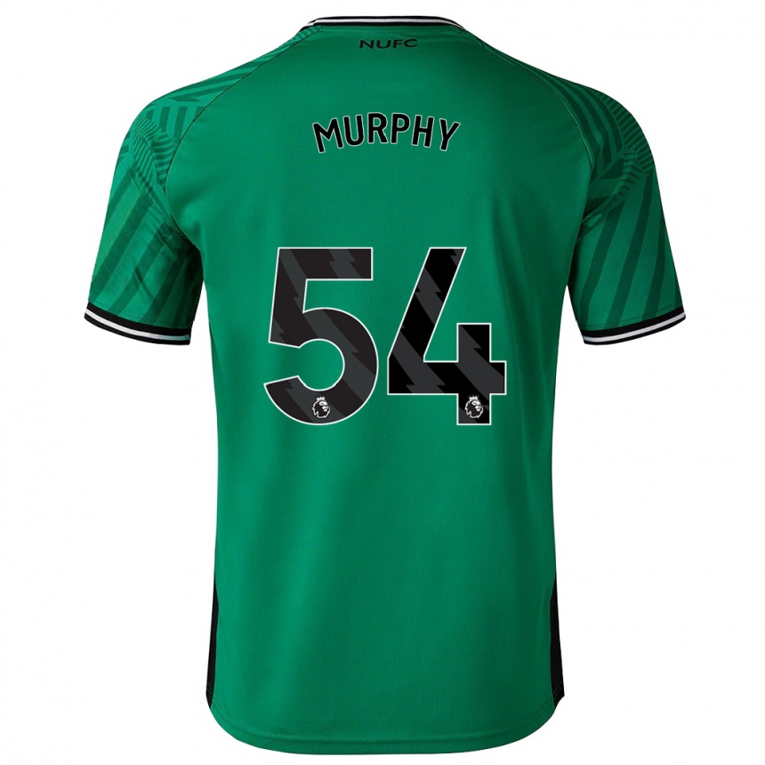 レディースフットボールアレックス・マーフィー#54緑アウェイシャツ2023/24ジャージーユニフォーム