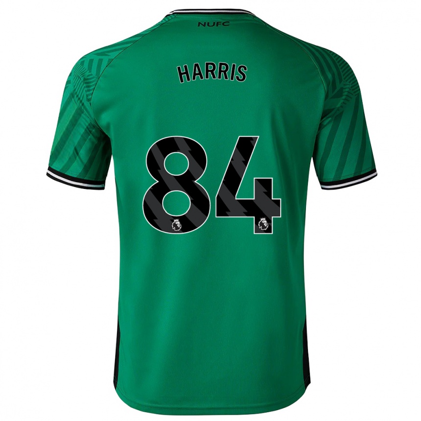 レディースフットボールエイダン・ハリス#84緑アウェイシャツ2023/24ジャージーユニフォーム