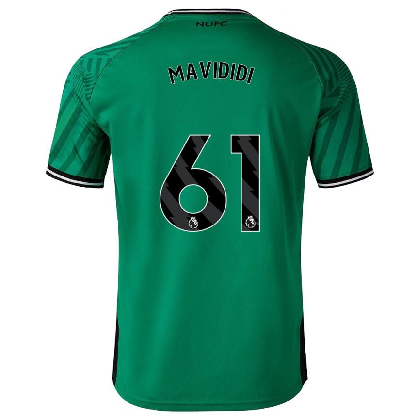 レディースフットボールショウン・マヴィディディ#61緑アウェイシャツ2023/24ジャージーユニフォーム