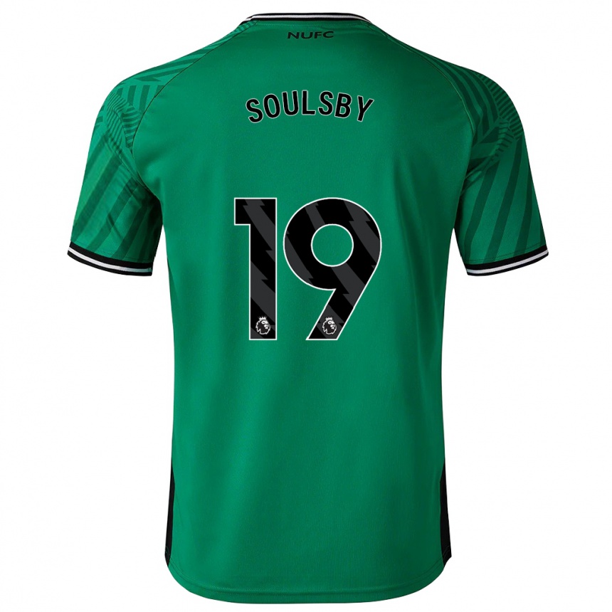 レディースフットボールアンナ・スルスビー#19緑アウェイシャツ2023/24ジャージーユニフォーム