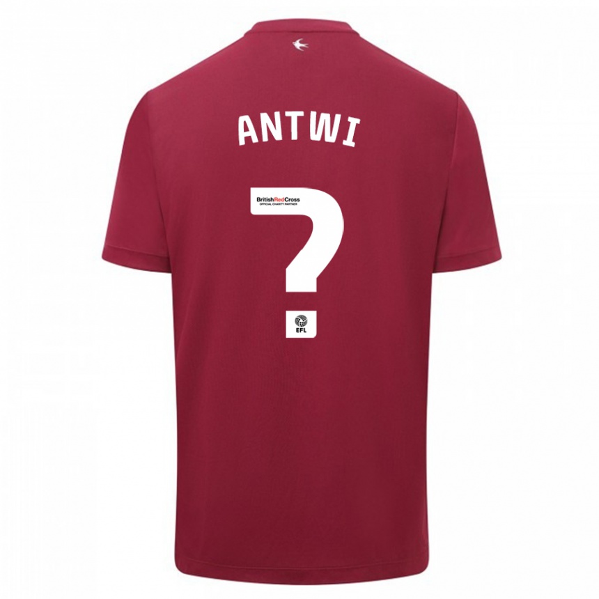 レディースフットボールキャメロン・アントウィ#0赤アウェイシャツ2023/24ジャージーユニフォーム
