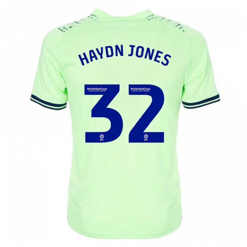 レディースフットボールマッケンジー・ハイドン・ジョーンズ#32ネイビーアウェイシャツ2023/24ジャージーユニフォーム