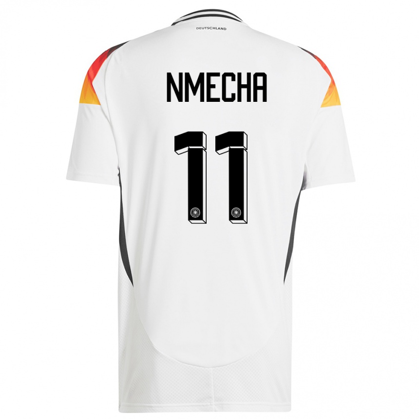 キッズフットボールドイツルーカス・ヌメチャ#11白ホームシャツ24-26ジャージーユニフォーム