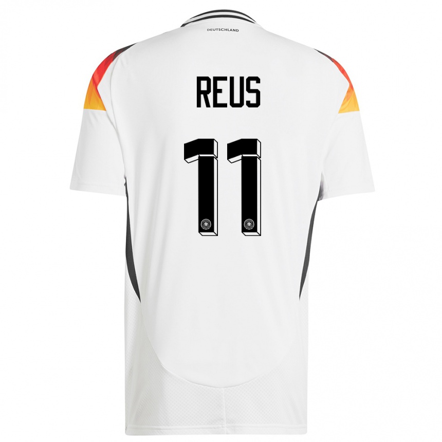 キッズフットボールドイツマルコ・ロイス#11白ホームシャツ24-26ジャージーユニフォーム