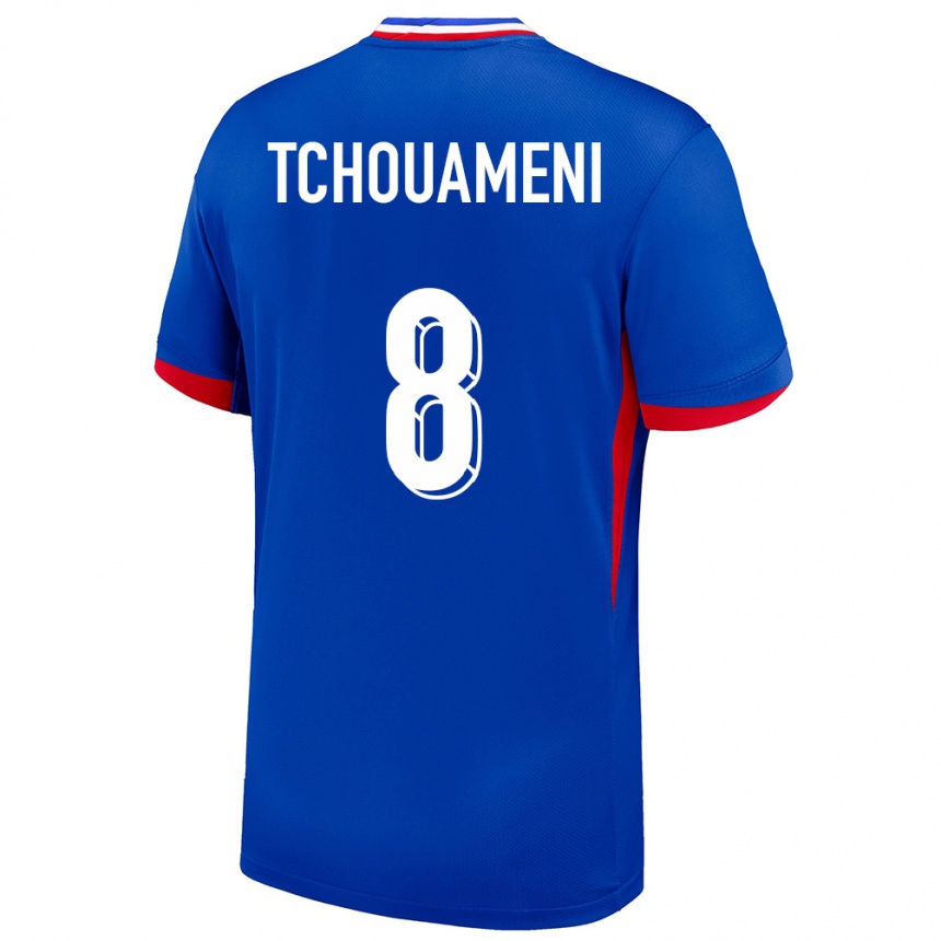 キッズフットボールフランスアントワーヌ・グリーズマン#8青ホームシャツ24-26ジャージーユニフォーム