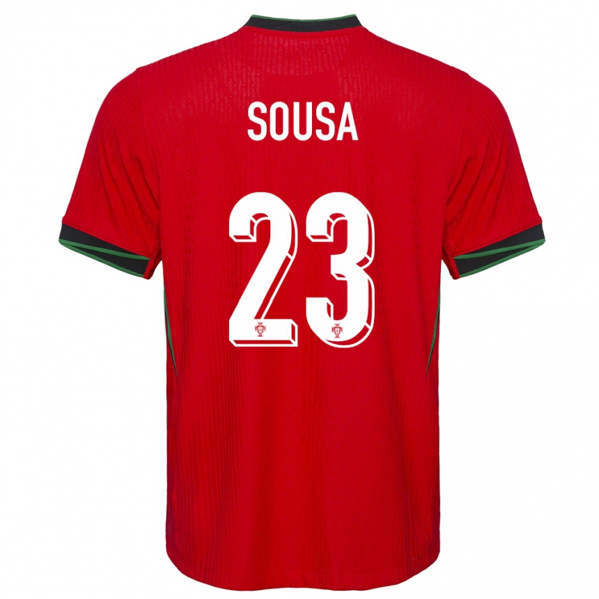 キッズフットボールポルトガルアフォンソ・ソウザ#23赤ホームシャツ24-26ジャージーユニフォーム