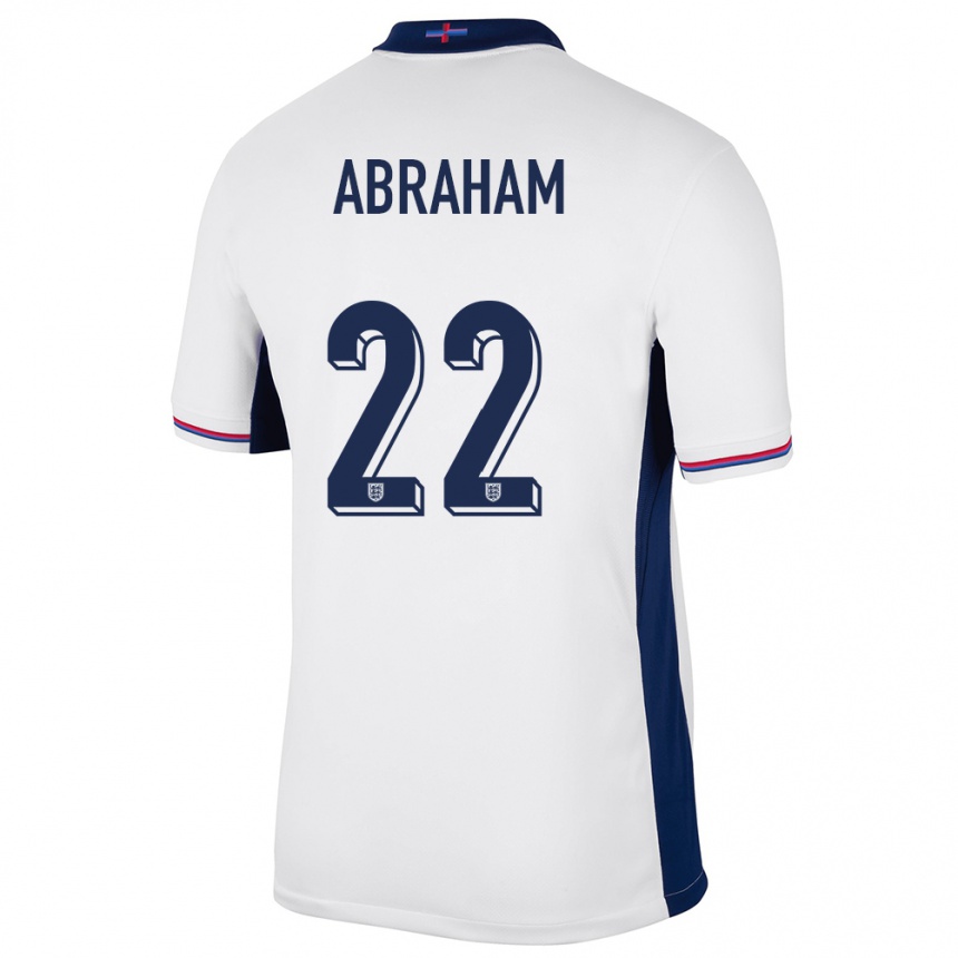 キッズフットボールイングランドタミー・アブラハム#22白ホームシャツ24-26ジャージーユニフォーム