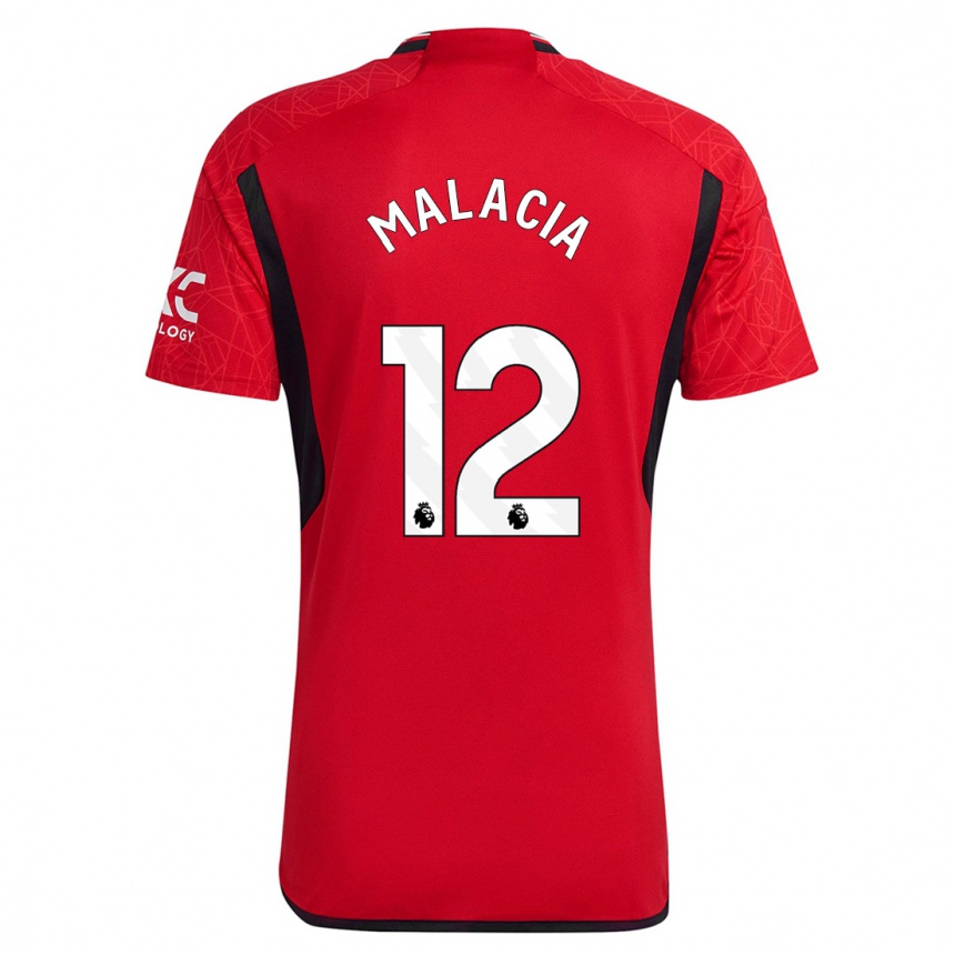 キッズフットボールタイレル・マラシア#12赤ホームシャツ2023/24ジャージーユニフォーム
