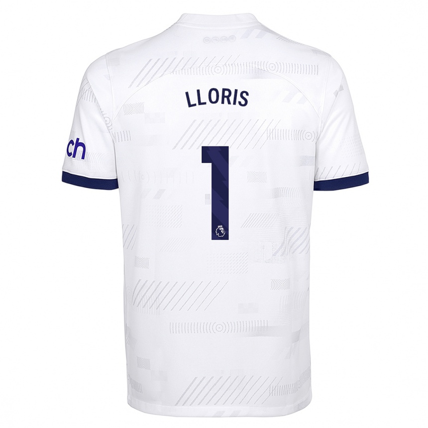キッズフットボールウーゴ・ロリス#1白ホームシャツ2023/24ジャージーユニフォーム