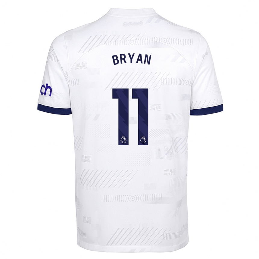 キッズフットボールブライアン・ヒル・サルバティエラ#11白ホームシャツ2023/24ジャージーユニフォーム