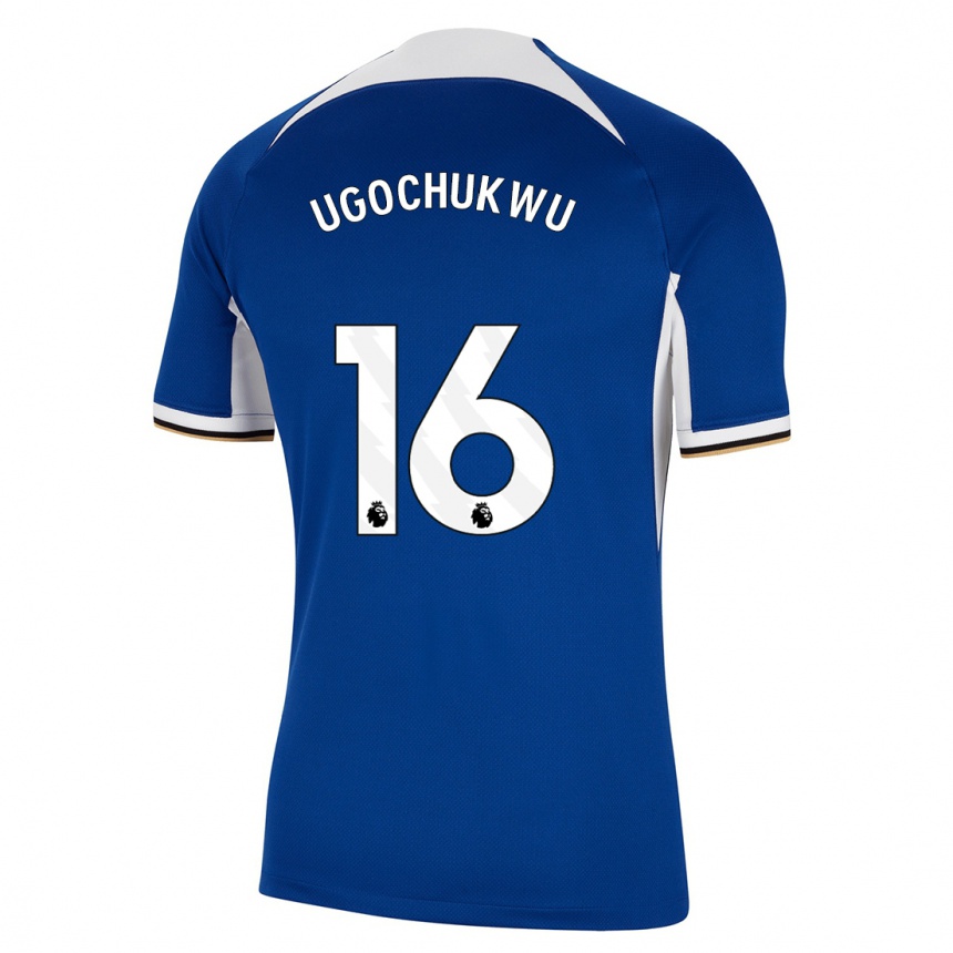 キッズフットボールチムアンヤ・ウゴチュク#16青ホームシャツ2023/24ジャージーユニフォーム