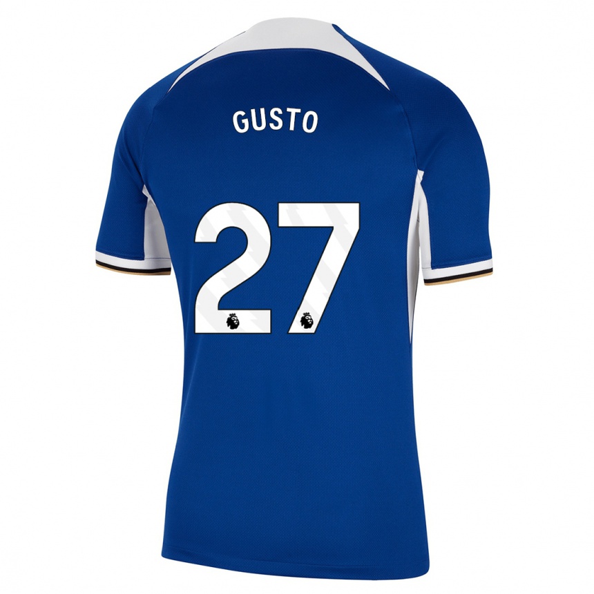 キッズフットボールマロ・グスト#27青ホームシャツ2023/24ジャージーユニフォーム