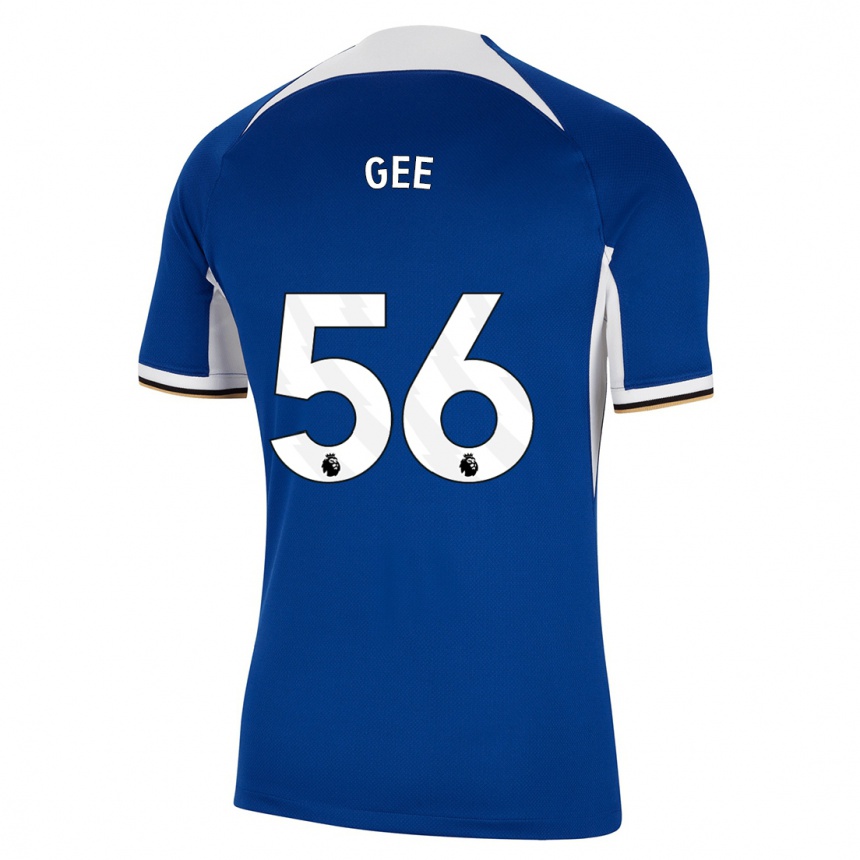 キッズフットボールビリージー#56青ホームシャツ2023/24ジャージーユニフォーム