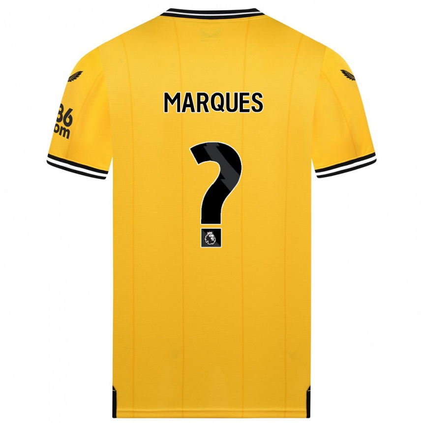 キッズフットボールクリスチャン・マーケス#0黄色ホームシャツ2023/24ジャージーユニフォーム