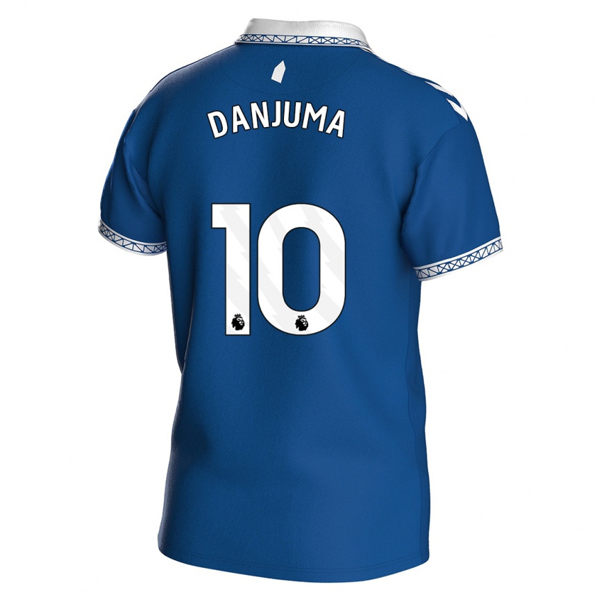 キッズフットボールアルノー・ダンジュマ#10ロイヤルブルーホームシャツ2023/24ジャージーユニフォーム