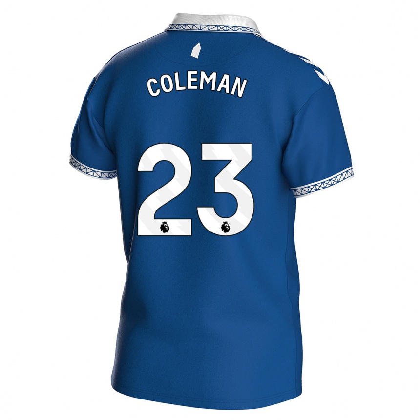 キッズフットボールシェイマス・コールマン#23ロイヤルブルーホームシャツ2023/24ジャージーユニフォーム