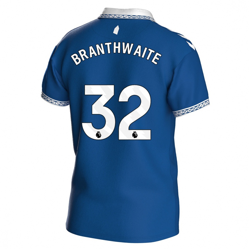 キッズフットボールジャラッド・ブランスウェイト#32ロイヤルブルーホームシャツ2023/24ジャージーユニフォーム